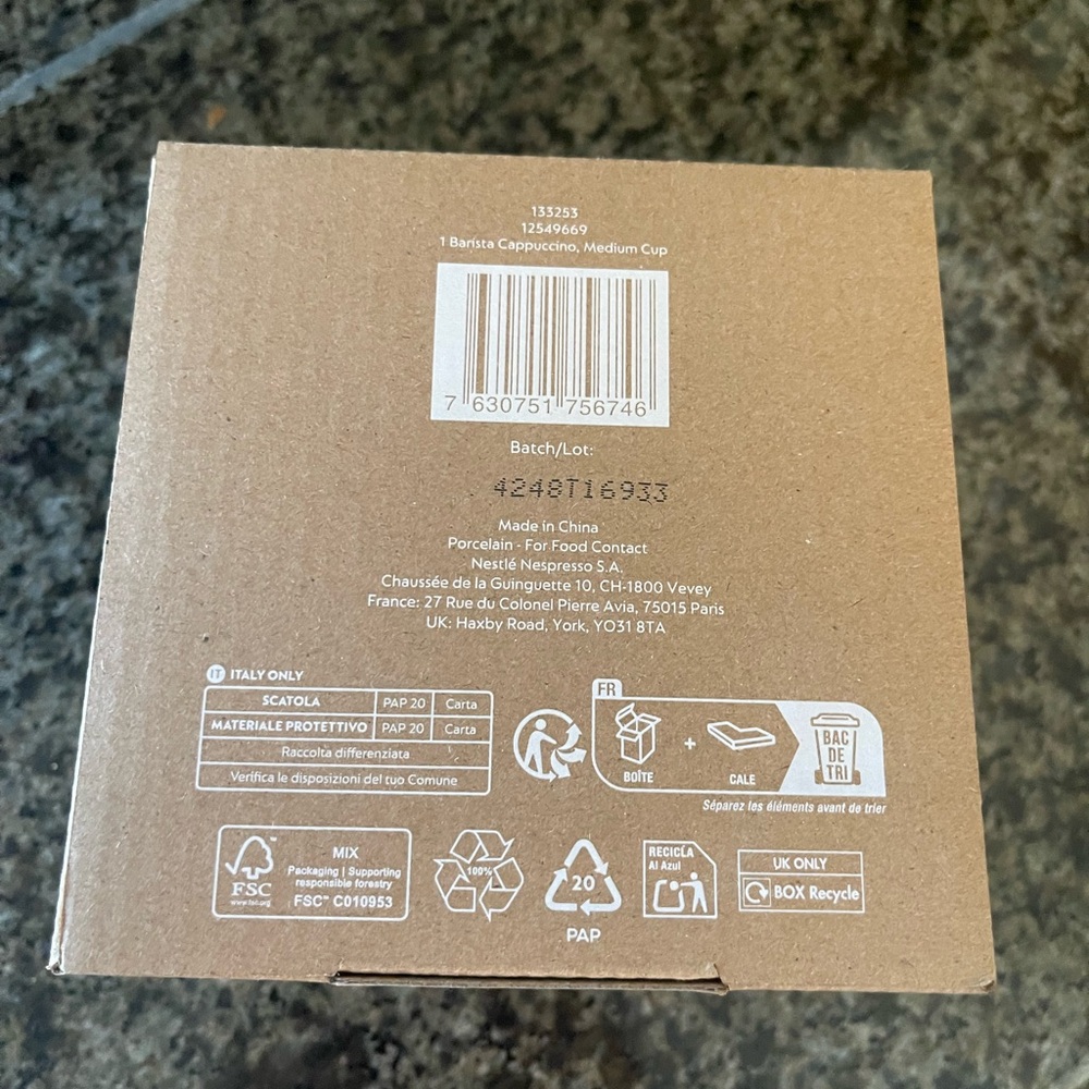 Nespresso Gray Coffee Mug - Picture 4 of 8